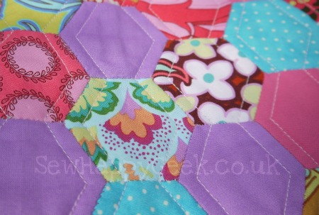 hexie mug rug tutorial sneak peek 1