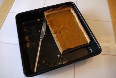 square pumpkin pie